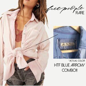 NWT *RARE* Free People Oversized Oxford Dreams Button-Up Shirt (XS)